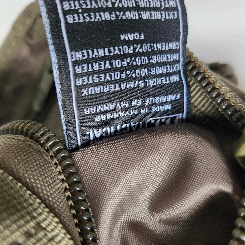 Highland Tactical Sling Bag Olive Drab Green MOLLE Shoulder Pack